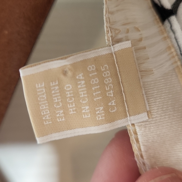 MICHAEL michael kors white black pleated top size S - Picture 11 of 11